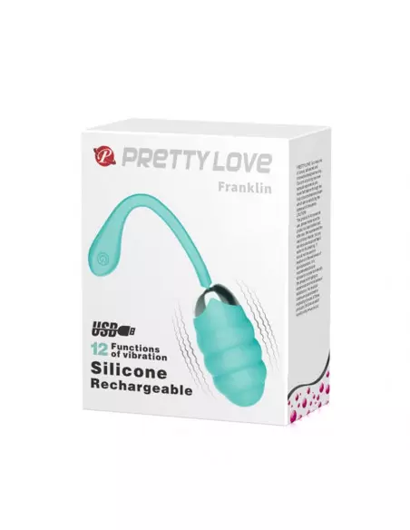 Pretty Love Franklin Turquoise Vibrátor Mini vibrátorok és tojások Pretty Love