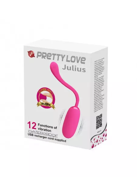 Pretty Love Julius Pink Vibrátor Mini vibrátorok és tojások Pretty Love