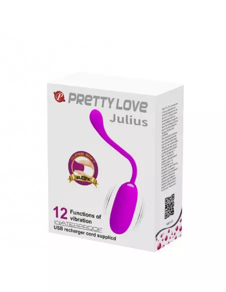 Pretty Love Julius Purple Vibrátor Mini vibrátorok és tojások Pretty Love