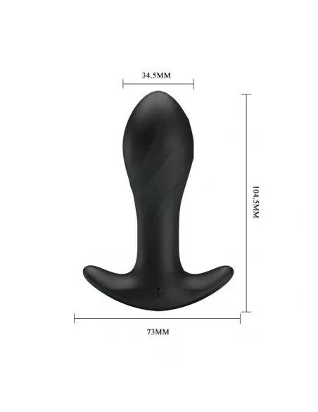 Pretty Love Anal Plug Massager Black Fenékdugó Fenékdugók Pretty Love Pretty Love Anal Plug Massager Black Fenékdugó Fenékdugók Pretty Love