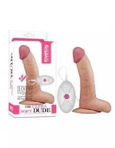 8.5" The Ultra Soft Dude Flesh Vibrátor Realisztikus vibrátorok Lovetoy
