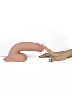 8.5" The Ultra Soft Dude Flesh Vibrátor Realisztikus vibrátorok Lovetoy 2