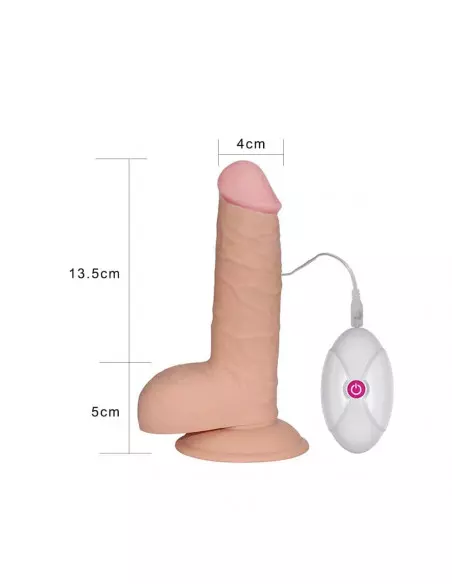 7.5" The Ultra Soft Dude Flesh Vibrátor Realisztikus vibrátorok Lovetoy 7.5" The Ultra Soft Dude Flesh Vibrátor Realisztikus vibrátorok Lovetoy