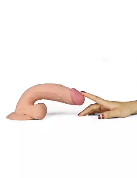 9" The Ultra Soft Dude Flesh Vibrátor Realisztikus vibrátorok Lovetoy