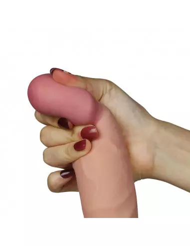 9" The Ultra Soft Dude Flesh Vibrátor Realisztikus vibrátorok Lovetoy