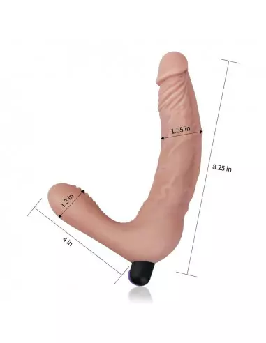 IJOY Strapless Strap-on Flesh Vibrátor Realisztikus vibrátorok Lovetoy
