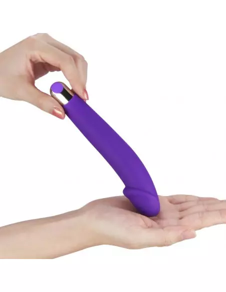 IJOY Silicone Dildo Purple Vibrátor Realisztikus vibrátorok Lovetoy