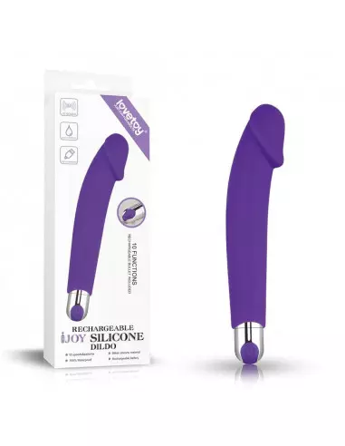 IJOY Silicone Dildo Purple Vibrátor Realisztikus vibrátorok Lovetoy