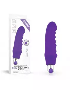 Rechargeable IJOY Silicone Waver Purple Vibrátor Nonfiguratív vibrátorok Lovetoy