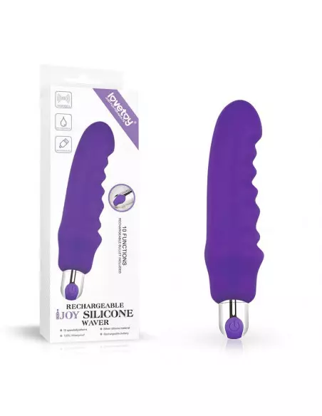 Rechargeable IJOY Silicone Waver Purple Vibrátor Nonfiguratív vibrátorok Lovetoy