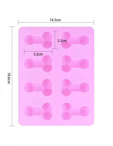 Pecker Chocolate/Ice Tray Jégkocka Készítő Játék és ajándék Lovetoy