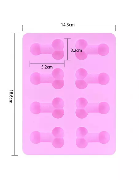 Pecker Chocolate/Ice Tray Jégkocka Készítő Játék és ajándék Lovetoy
