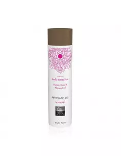 Sensual Masszázsolaj - Indian Rose & Almond 100ml Masszázsgyertyák és olajok Shiatsu
