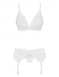 3 db-os Szett S/M Fehér Együttesek Obsessive