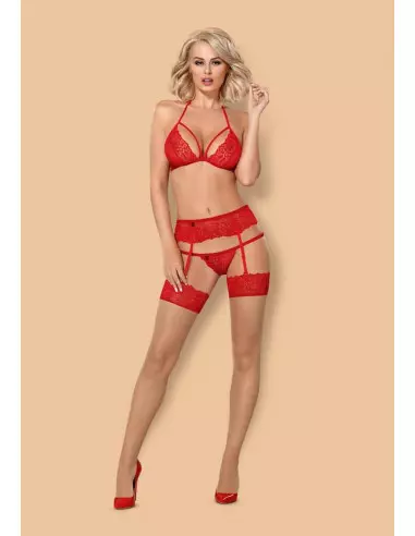 3 db-os Szett S/M Vörös Együttesek Obsessive