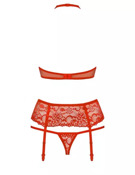 3 db-os Szett S/M Vörös Együttesek Obsessive