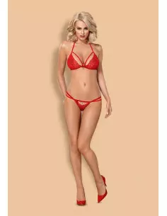 2 db-os Szett S/M Vörös Együttesek Obsessive 2