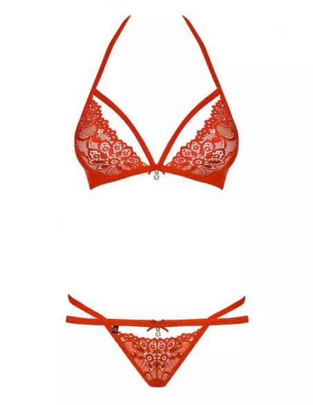 2 db-os Szett S/M Vörös Együttesek Obsessive