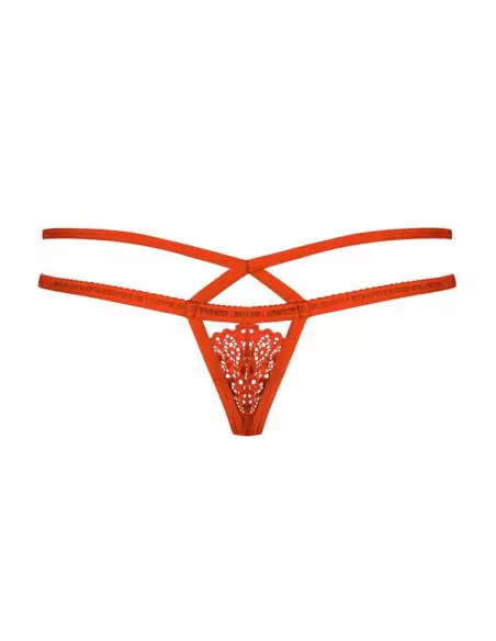 838-THO-3 Tanga Vörös S/M Női fehérneműk Obsessive