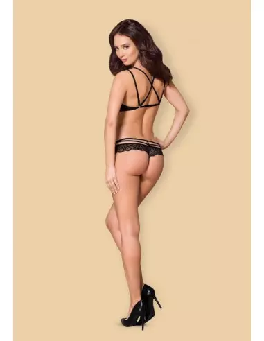 2 db-os Szett S/M Fekete Együttesek Obsessive