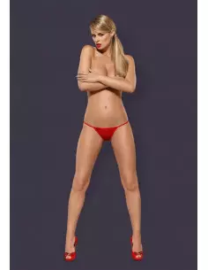 Luiza Tanga Vörös S/M Női fehérneműk Obsessive