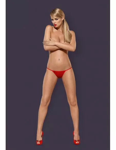 Luiza Tanga Vörös S/M Női fehérneműk Obsessive