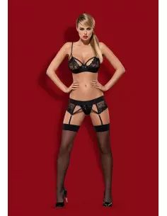 Wonderia 3 db-os Szett S/M Fekete Együttesek Obsessive