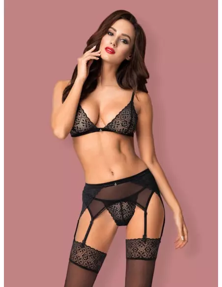 Shibu 3 db-os Szett L/XL Fekete Együttesek Obsessive