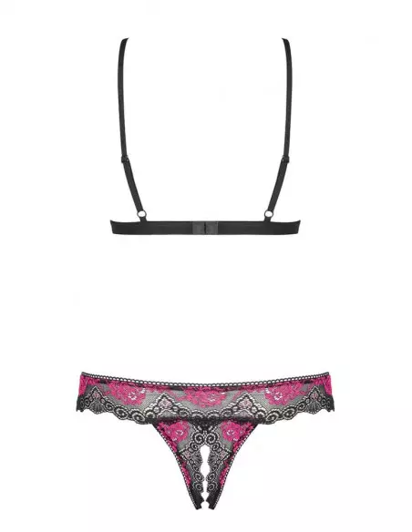 Tulia 2 db-os Szett S/M Fekete-Lila Együttesek Obsessive