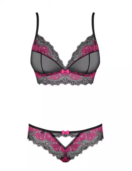 Tulia 2 db-os Szett S/M Fekete-Lila Együttesek Obsessive