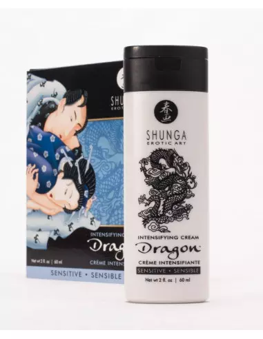 Dragon SENSITIVE Erekció Növelő Krém 60 ml Serkentők - Vágyfokozók Shunga