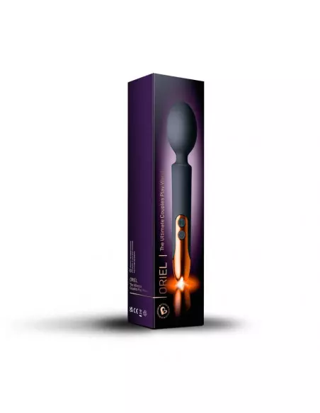 Oriel Rechargeable Wand - Black and Copper Masszírozó Masszírozók Rocks-Off Oriel Rechargeable Wand - Black and Copper Masszírozó Masszírozók Rocks-Off