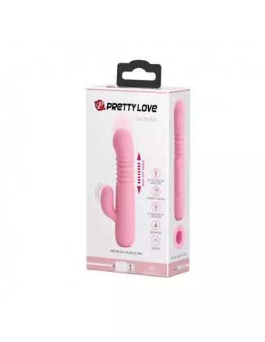 Pretty Love Leopold Baby Pink Vibrátor Nonfiguratív vibrátorok Pretty Love