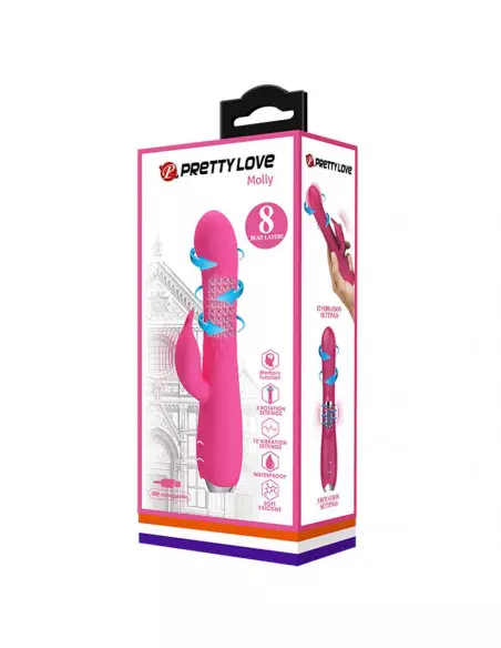 Pretty Love Molly Pink Vibrátor Nonfiguratív vibrátorok Pretty Love
