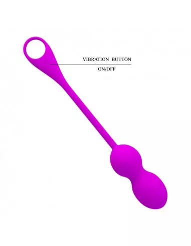 Pretty Love Elvira Purple Okos Vibrátor Gésa golyók Pretty Love