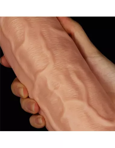 9.5'' Realistic Curved Dildó Flesh Dongok - Dildók Lovetoy