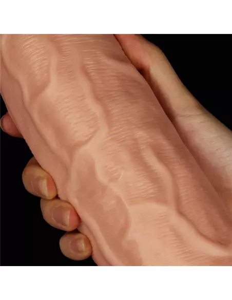 9.5'' Realistic Curved Dildó Flesh Dongok - Dildók Lovetoy