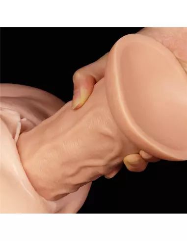 9.5'' Realistic Curved Dildó Flesh Dongok - Dildók Lovetoy