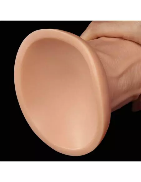9.5'' Realistic Curved Dildó Flesh Dongok - Dildók Lovetoy