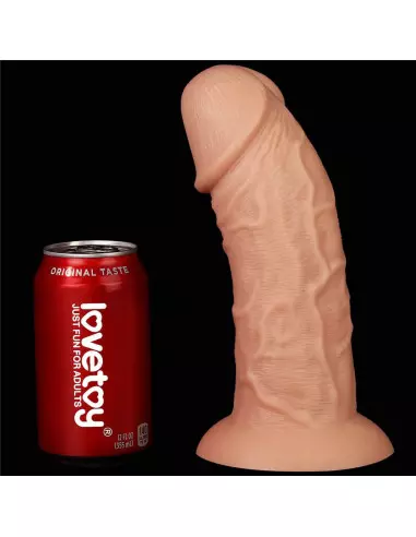 9.5'' Realistic Curved Dildó Flesh Dongok - Dildók Lovetoy