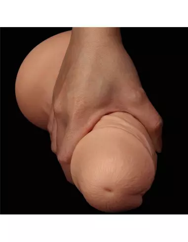 9.5'' Realistic Curved Dildó Flesh Dongok - Dildók Lovetoy