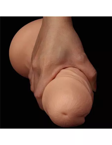 9.5'' Realistic Curved Dildó Flesh Dongok - Dildók Lovetoy
