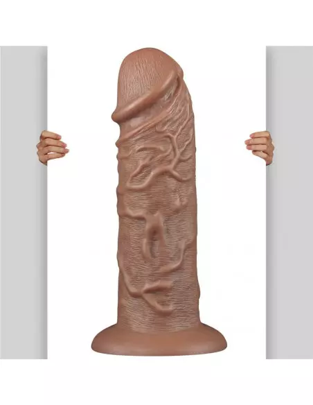 10.5'' Realistic Chubby Dildó Brown Dongok - Dildók Lovetoy 10.5'' Realistic Chubby Dildó Brown Dongok - Dildók Lovetoy
