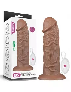 10.5'' Realistic Chubby Dildo Brown Vibrátor Realisztikus vibrátorok Lovetoy