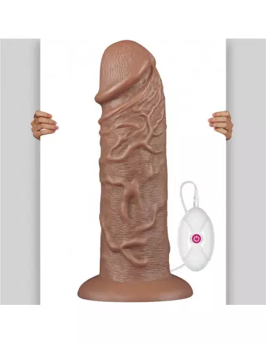 10.5'' Realistic Chubby Dildo Brown Vibrátor Realisztikus vibrátorok Lovetoy