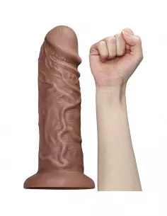 10.5'' Realistic Chubby Dildo Brown Vibrátor Realisztikus vibrátorok Lovetoy 2