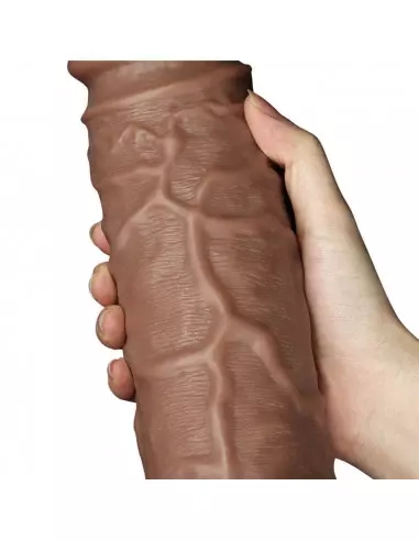 10.5'' Realistic Chubby Dildo Brown Vibrátor Realisztikus vibrátorok Lovetoy