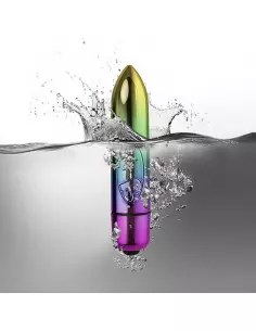 RO-80 mm 7 Speed Rainbow Vibrátor Mini vibrátorok és tojások Rocks-Off 2