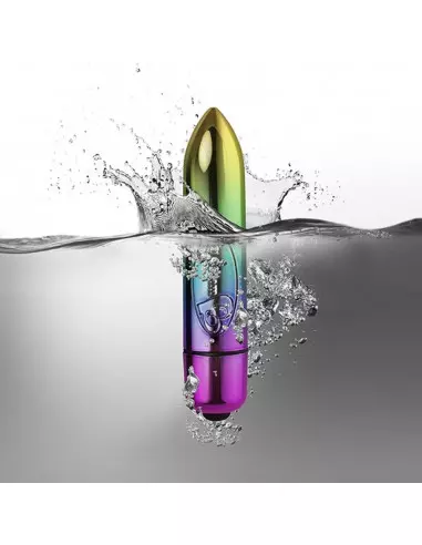 RO-80 mm 7 Speed Rainbow Vibrátor Mini vibrátorok és tojások Rocks-Off