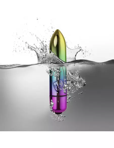 RO-80 mm 7 Speed Rainbow Vibrátor Mini vibrátorok és tojások Rocks-Off